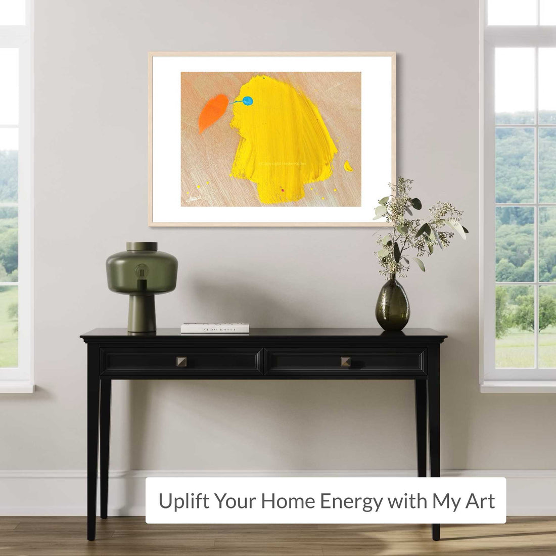 ART PRINT | YELLOW PARADISE BIRD