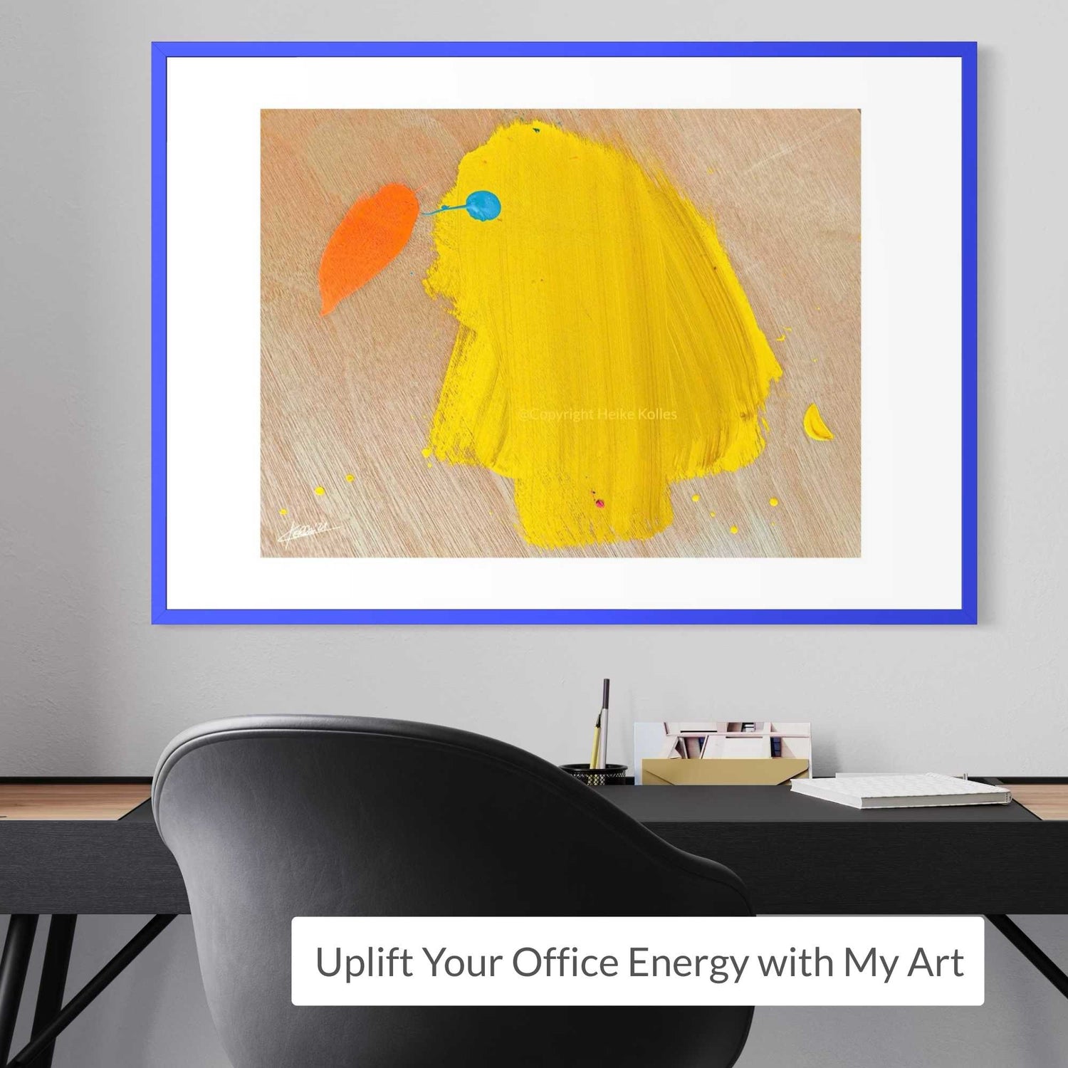 ART PRINT | YELLOW PARADISE BIRD